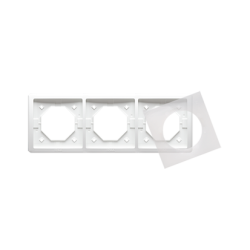 Ramka 3- krotna IP44 biały