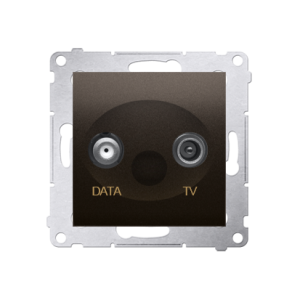 Simon 54 DAD1.01/46 Gniazdo TV-DATA. Dwa porty wyj