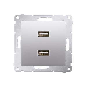 Simon 54 DC2USB.01/43 Ładowarka 2 x USB (moduł), 2