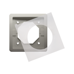 Ramka 1- krotna IP44 satynowy, metalizowany