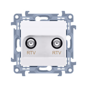Simon 10 CAK2F.01/11 Gniazdo antenowe RTV-RTV (mod
