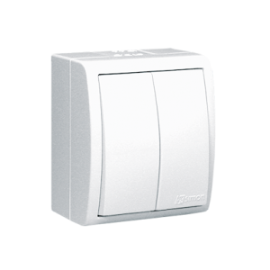 Simon Aquarius AQW6/2/X/11 Łącznik schodowy podwój