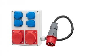 Rozdzielnica R-240 - gniazda 2x32A 5p, 4x230V, wty