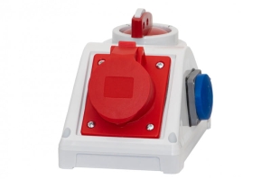 Rozdzielnica KOMBI - gniazda 32A 5p, 230V, L/P (25