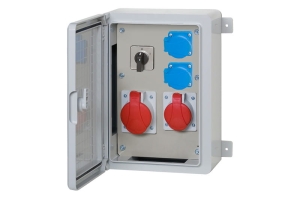 Rozdzielnica budowlana RB-250 16A5p, 32A5p, 2x230V