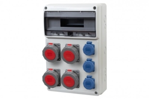 Rozdzielnica LEGATO 16M - gniazda 4x16A 5p, 3x230V