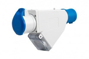 Adapter kempingowy wtyk 16A 3p, gniazdo 16A 3P, 23