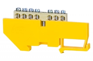 Listwa ochronna 7-modułowa 7x16mm2 - żółta