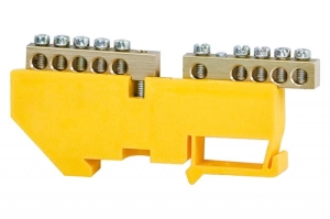 Listwa ochronna 2x5-modułowa 2x5x16mm2 - żółta