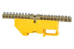 Listwa ochronna 18-modułowa 18x16mm2, 1x35mm2 - żó