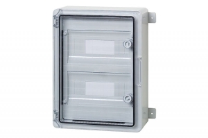 Szafa 300x400x170 mm 24 moduły, 2 rzędy drzwi prze