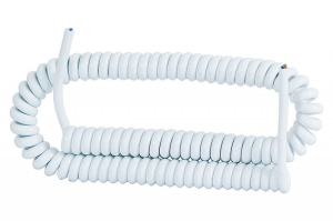 Przewód spiralny 05VVH8-F 4x1mm2 - 5m - biały