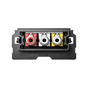 Simon 100 10000565-039 Gniazdo 3RCA (mechanizm 1/2