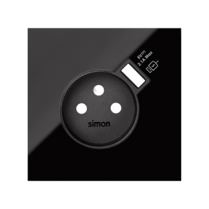 Simon 100 10000168-138 Pokrywa do gniazda z zinteg