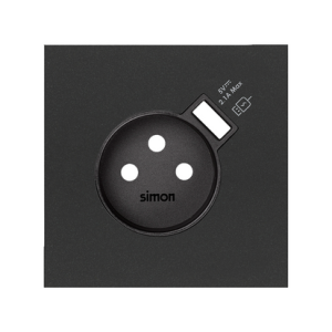 Simon 100 10000168-238 Pokrywa do gniazda z zinteg
