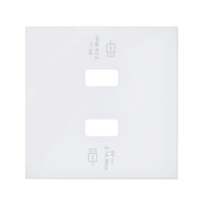 Simon 100 10001196-230 Pokrywa 2x1 ładowarki USB d