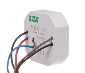 F&F PLD-01-750 Zasilacz LED mocy nap. wej. 5÷40V D