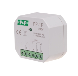 F&F PP-1P-230V Przekaźnik elektromagnetyczny, 1P 1