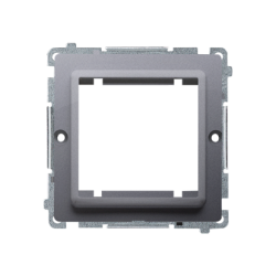 Adapter przejściówka na osprzęt standardu 45×45 mm srebrny mat, metalizowany