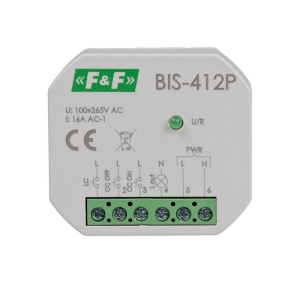F&F BIS-412P Przekaźnik bistabilny grupowy do mont