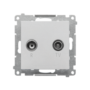 Simon 55 TAP10.01/143 Gniazdo antenowe R-TV przelo