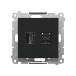 Simon 55 TGHRJ45.01/149 Gniazdo HDMI + RJ45 kat.6.