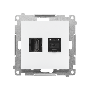 Simon 55 TGHRJ45.01/111 Gniazdo HDMI + RJ45 kat.6.