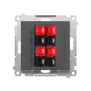 Simon 55 TGL4.01/116 Gniazdo głośnikowe 4-krotne (