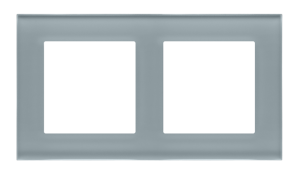 Simon 55 TRN2/176 Ramka 2-krotna Nature; Szkło mro