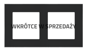 Simon 55 TRD2.163/149 Ramka 2-krotna DUO; Czarna,