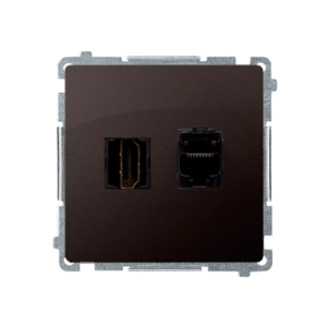 Simon Basic BMGHRJ45.01/47 Gniazdo HDMI + RJ45 kat