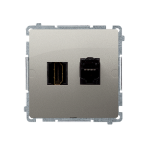 Simon Basic BMGHRJ45.01/29 Gniazdo HDMI + RJ45 kat