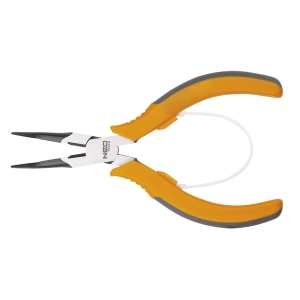 NEO TOOLS Szczypce precyzyjne wydłużone wygięte 14