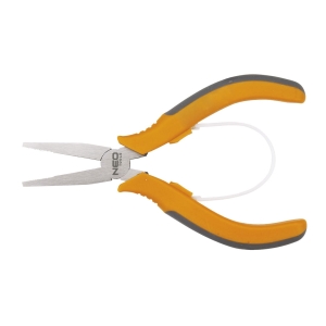 NEO TOOLS Szczypce precyzyjne płaskie 130 mm, ząbk