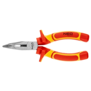 NEO TOOLS Szczypce wygiete 160 mm izolowane, poler