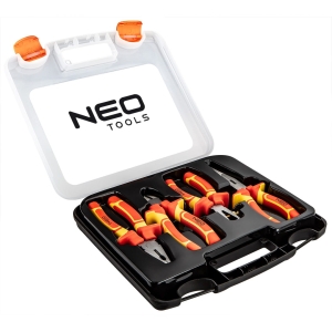 NEO TOOLS Zestaw szczypiec 1000V, 4 szt., rękojeść