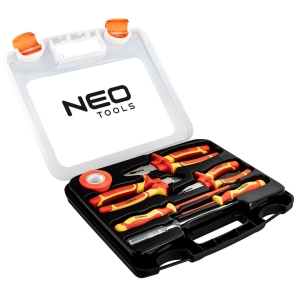 NEO TOOLS Zestaw szczypiec i wkrętaków 1000V, 7 sz