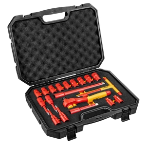 NEO TOOLS Zestaw kluczy nasadowych NEO 1/2" stal C