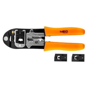 NEO TOOLS Szczypce do końcówek telefonicznych 4P,