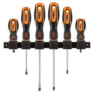 NEO TOOLS Wkrętaki, zestaw 6 szt., rozmiar: 5.5 x
