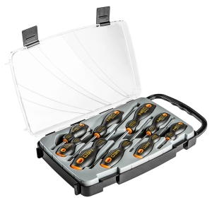 NEO TOOLS Wkrętaki, zestaw 9 szt., stal S2, magnet
