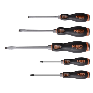 NEO TOOLS Wkrętaki do pobijania, zestaw 5 szt., S2
