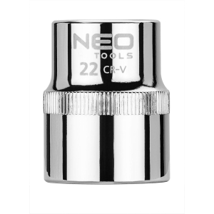 NEO TOOLS Nasadka sześciokątna 1/2", 22 mm, wykona