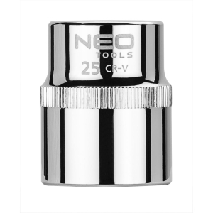 NEO TOOLS Nasadka sześciokątna 1/2", 25 mm, wykona