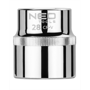 NEO TOOLS Nasadka sześciokątna 1/2", 28 mm, wykona