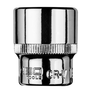 NEO TOOLS Nasadka sześciokątna 3/8", 19 mm, stal C