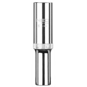 NEO TOOLS Nasadka sześciokątna długa 1/4", 6 mm, s