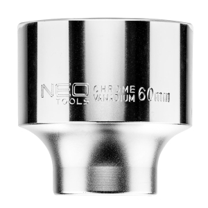 NEO TOOLS Nasadka sześciokątna 3/4", 60 mm, stal C