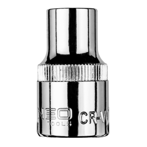 NEO TOOLS Nasadka sześciokątna 1/2”, 10 mm, stal C