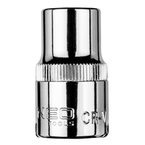 NEO TOOLS Nasadka sześciokątna 1/2”, 12 mm, stal C